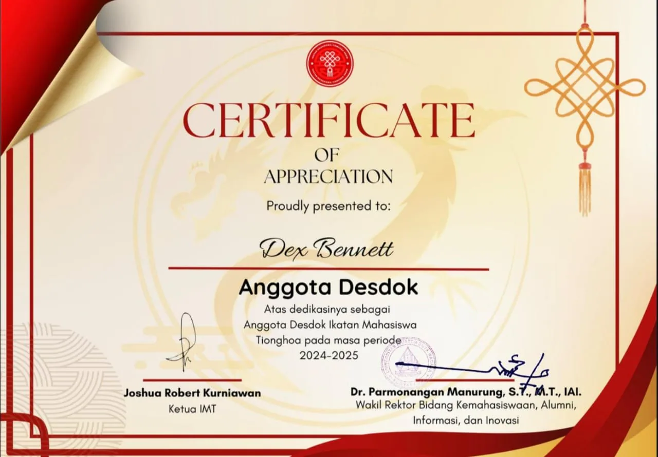 Certificate: Member — IMT