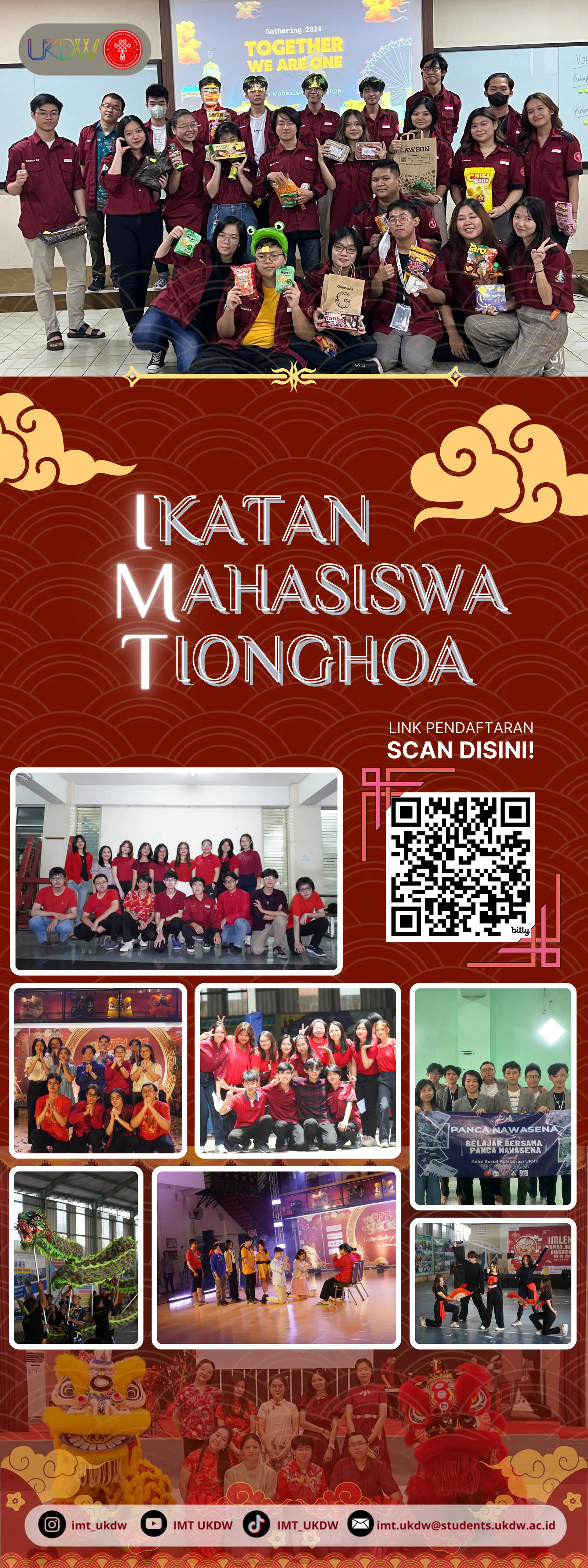 Light-theme banner design for the IMT student organisation