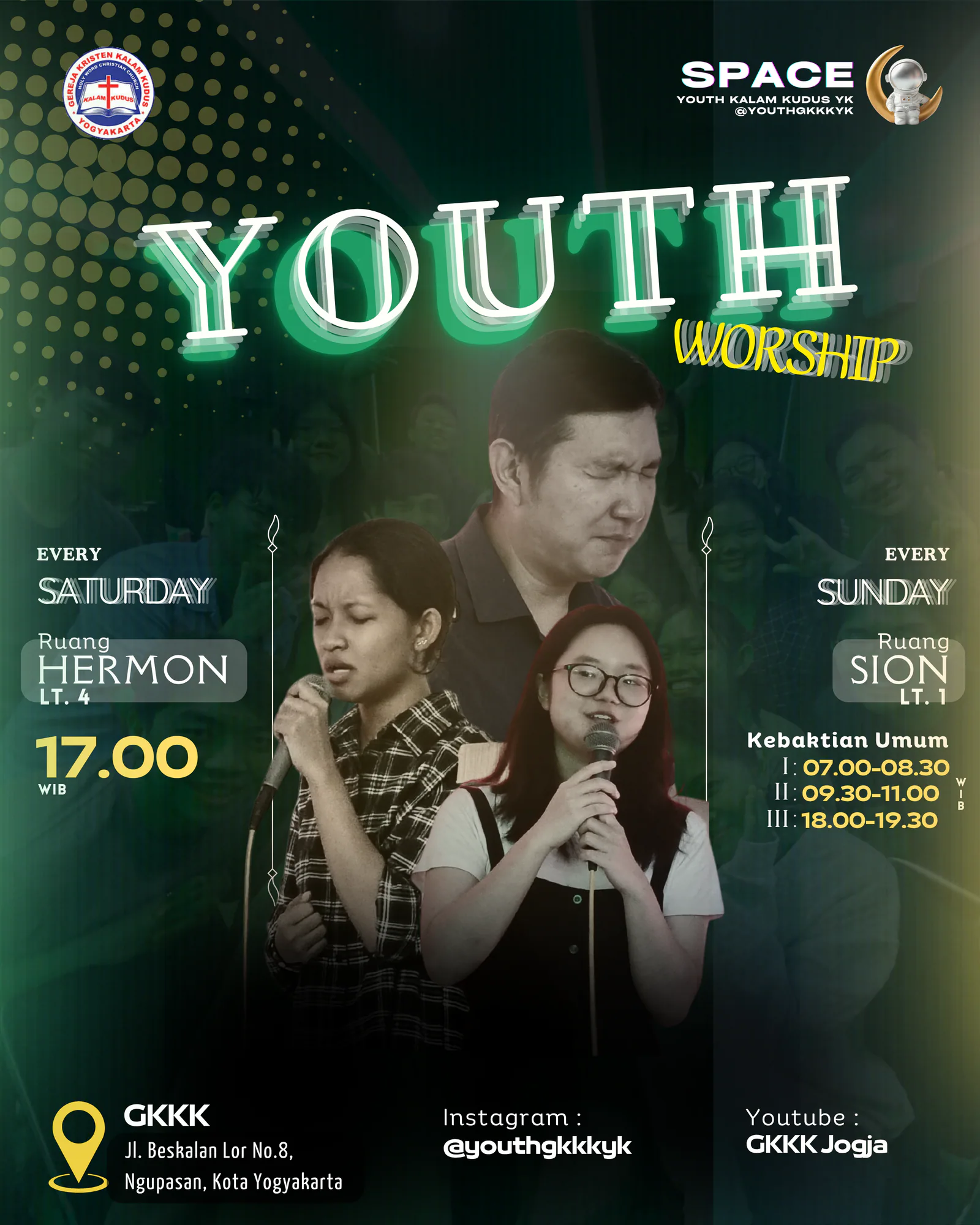 Flyer design for a GKKK church event