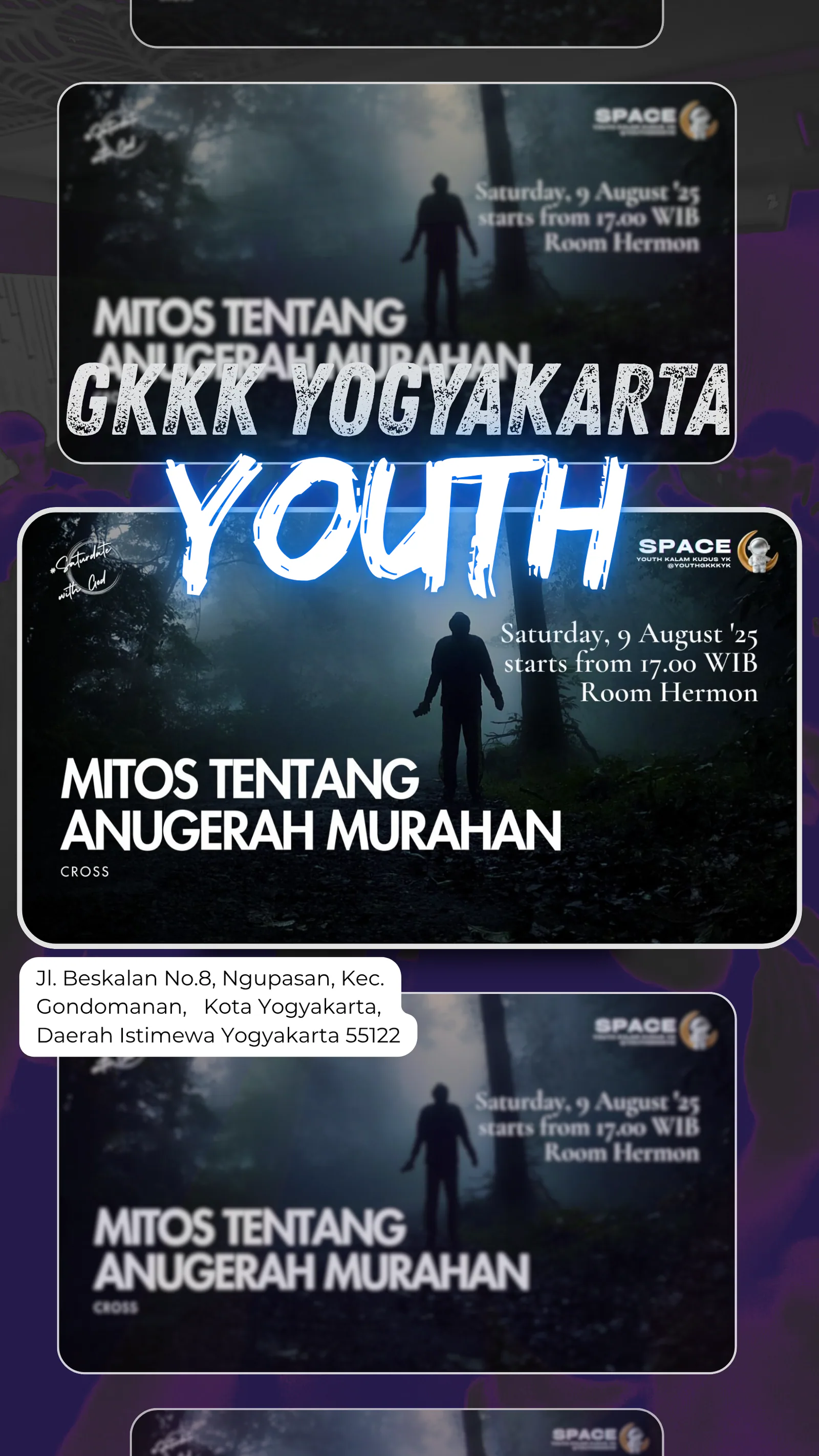 Instagram poster dated 9 August
